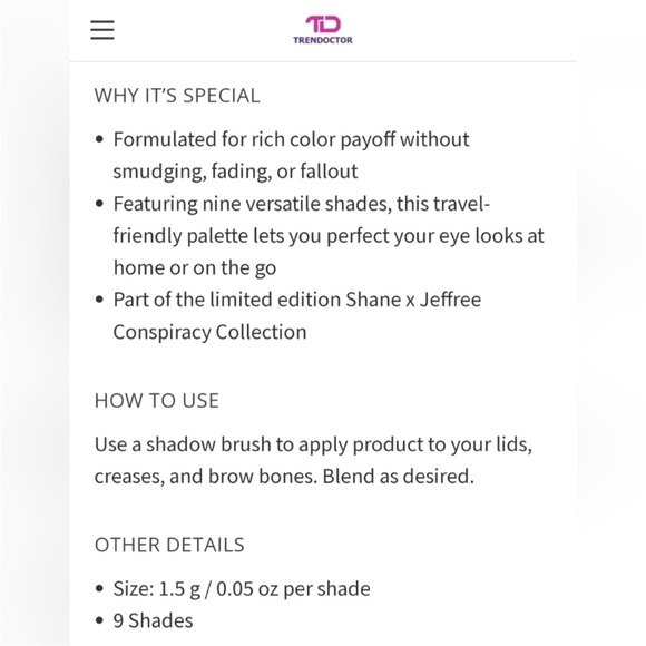 Lm Ed MINI CONTROVERSY Eyeshadow Pallet by JStar & SDawson Collaboration - Picture 3 of 3